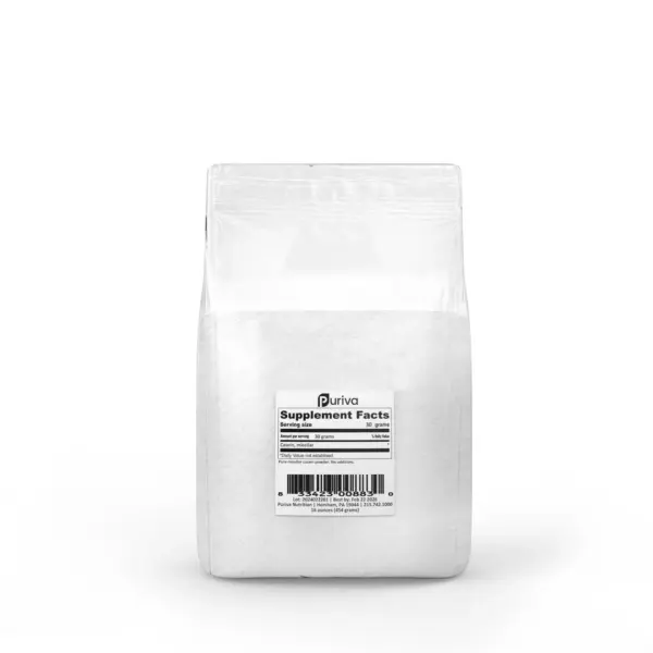 Protein powder, Micellar Casein Isolate, plain, 1 pound, by Puriva Nutrition - Image 3